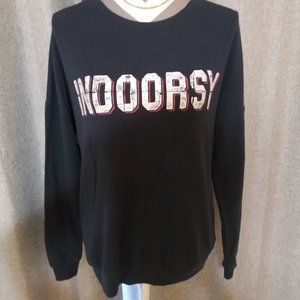 Zoe + Liv "Indoorsy" Sweatshirt Size large